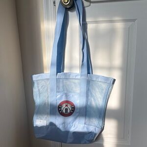 Light Blue Washington Wizards Tote Bag
